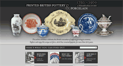 Desktop Screenshot of printedbritishpotteryandporcelain.com